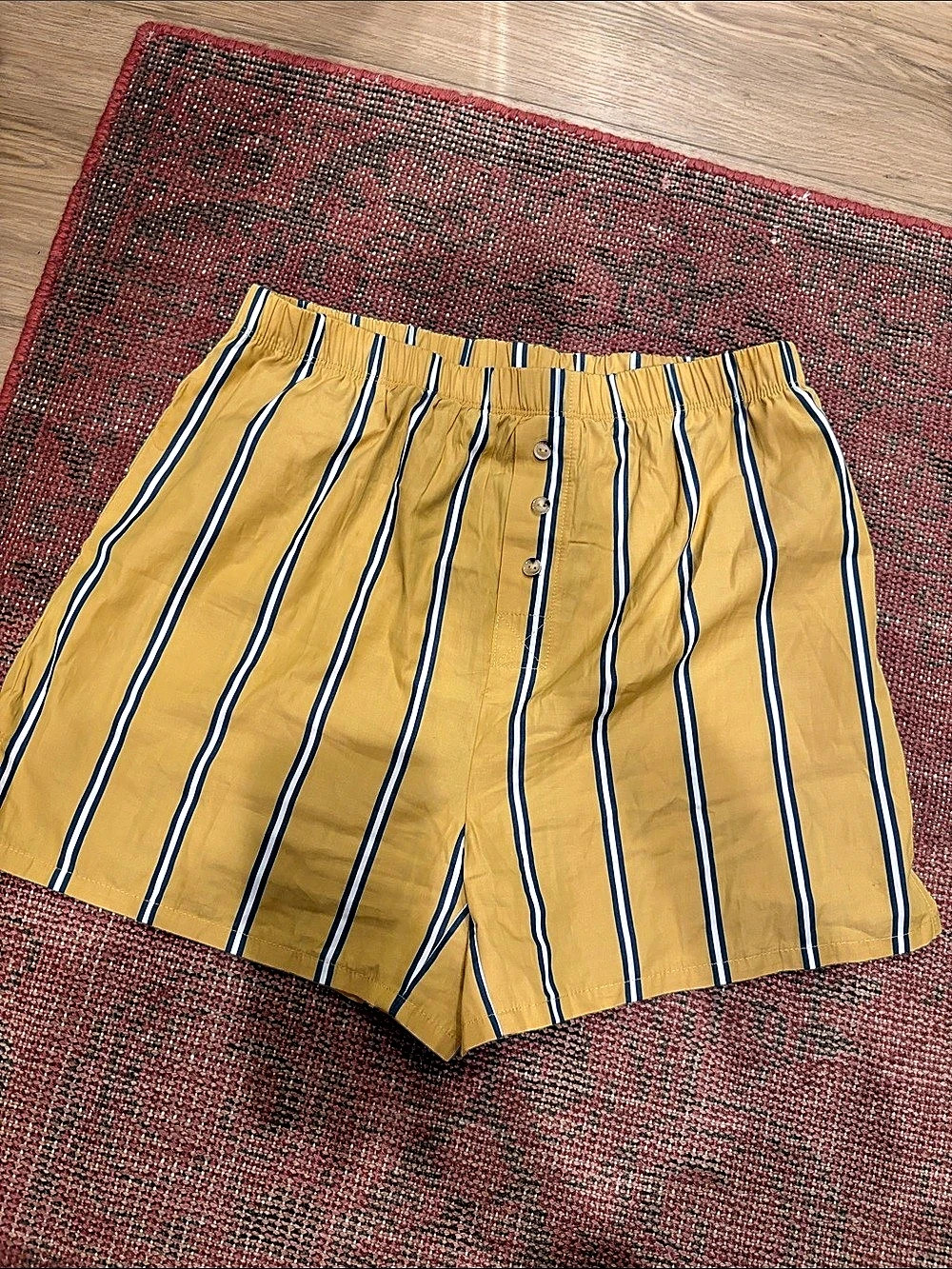 Donni Yellow & Blue boxer shorts